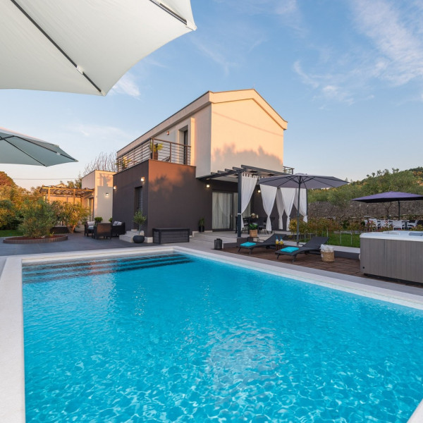 Villa Rossa, Villa Rossa mit beheiztem Pool und Whirlpool, Ždrelac, Insel Pa&scaron;man, Kroatien Ždrelac