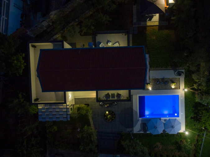 Villa Rossa mit beheiztem Pool und Whirlpool, Ždrelac, Insel Pa&scaron;man, Kroatien Ždrelac