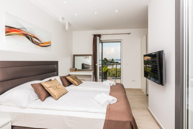 Villa Rossa mit beheiztem Pool und Whirlpool, Ždrelac, Insel Pa&scaron;man, Kroatien Ždrelac